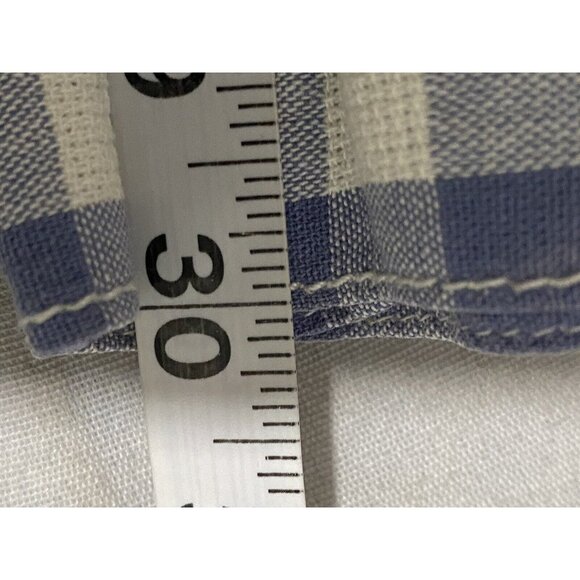 Rock 47 Wrangler Women’s western snap plaid blue white Shirt Size Small - Picture 5 of 9